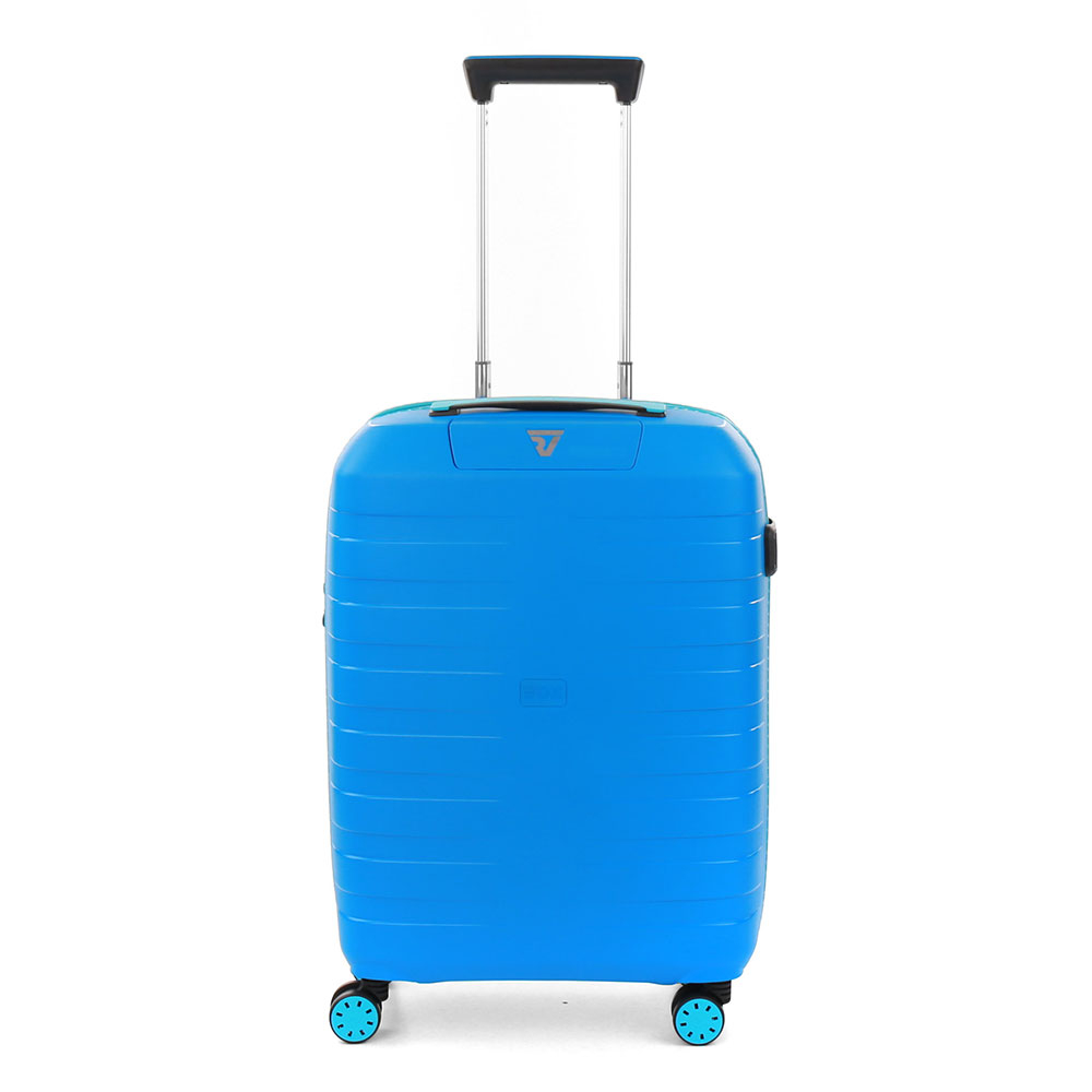 Roncato Box 2.0 Young 4 Wiel Cabin Trolley 55 Anise Blue Roncato Box 2.0 Young 4 Wiel Cabin Trolley 55 Anise Blue