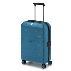Roncato Box 4.0 4 Wiel Cabin Trolley 55/20 Expandable Denim Blue