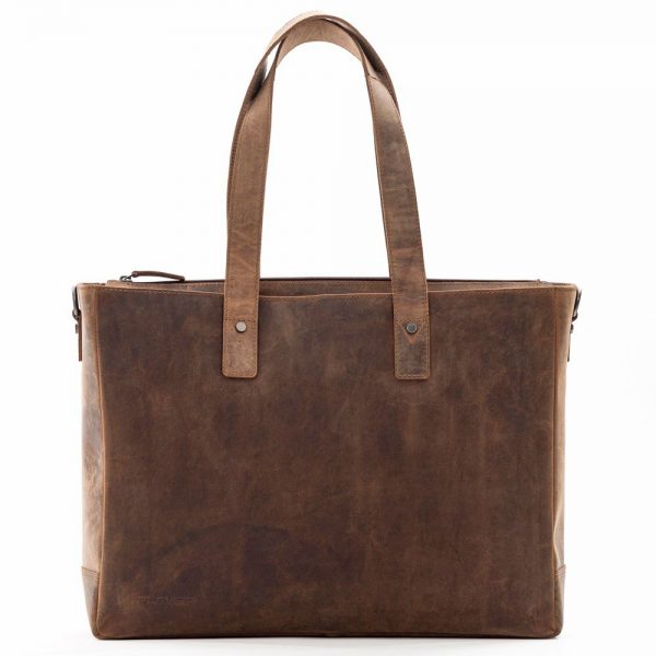 Plevier Hopper Shopper Laptoptas 15.6" Bruin