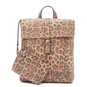 Zebra Trends Backpack Loiza Rugzak Leopard Camel