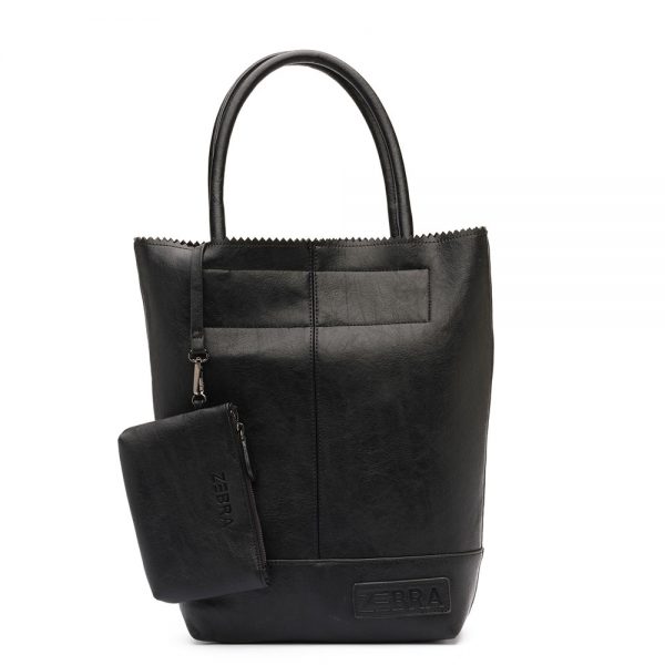 Zebra Trends Natural Bag Kartel Zebra Lining Black