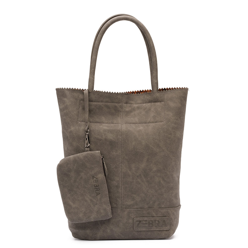 Zebra Trends Natural Bag Kartel Leopard Lining Grey Zebra Trends Natural Bag Kartel Leopard Lining Grey
