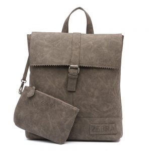 Zebra Trends Backpack Loiza Rugzak Leo Lining Grey