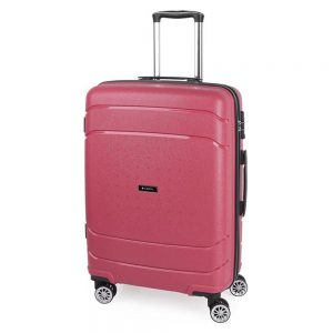 Gabol Shibuya 4 Wheel Trolley M Coral