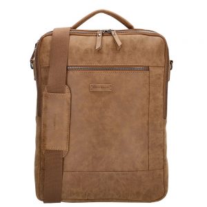 Enrico Benetti Nikki Backpack WIth Shoulder Strap 15" Camel