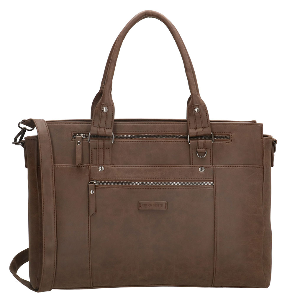 Enrico Benetti Nikki Shopper 14" Bruin Enrico Benetti Nikki Shopper 14" Bruin