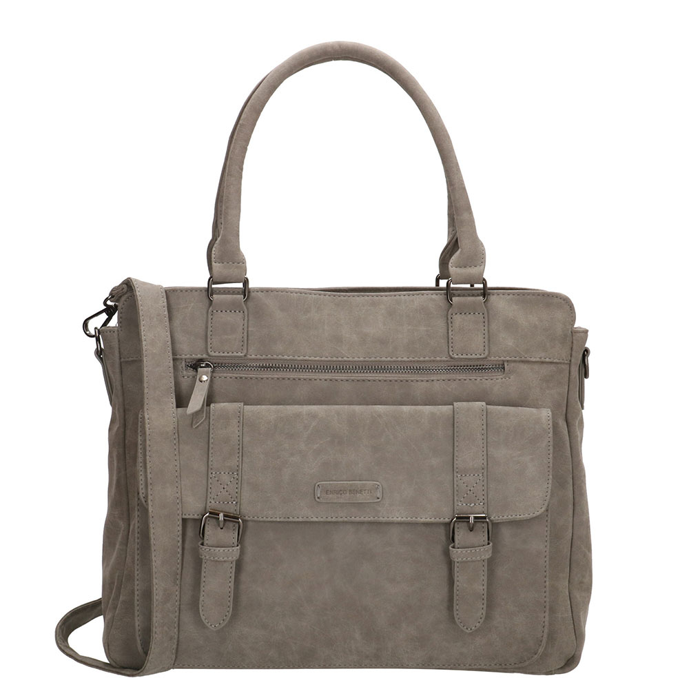 Enrico Benetti Amy Shopper 15" Middengrijs Enrico Benetti Amy Shopper 15" Middengrijs