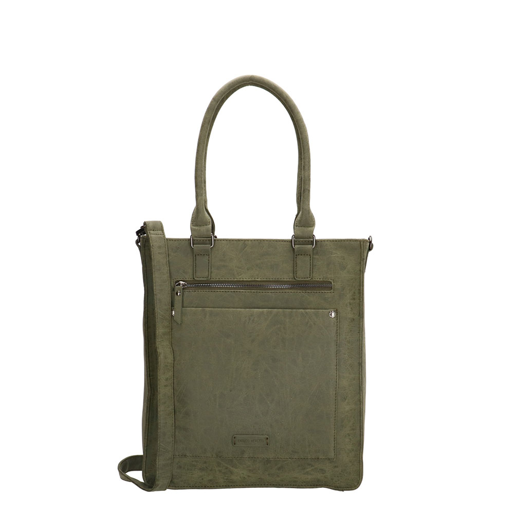 Enrico Benetti Bobbi Shopper 14" Olijf Enrico Benetti Bobbi Shopper 14" Olijf