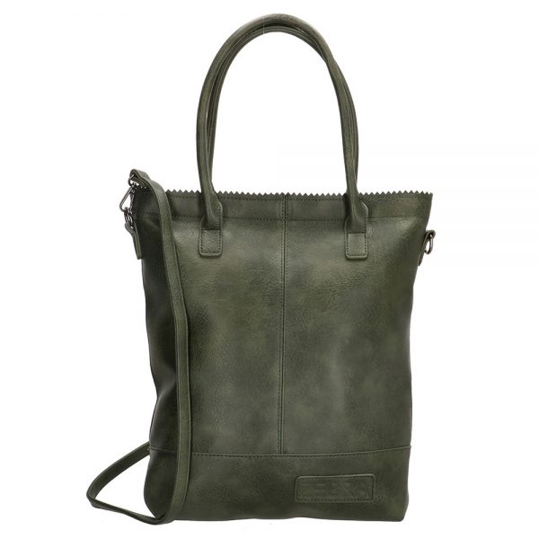 Zebra Trends Natural Bag Kartel Dark Green