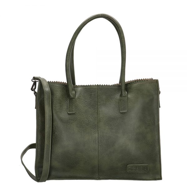 Zebra Trends Natural Bag Kartel Lisa Dark Green