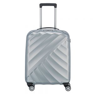 Titan Shooting Star 4 Wheel Cabin Trolley S Silver