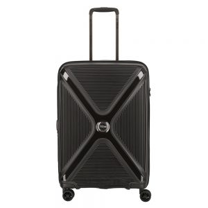 Titan Paradoxx 4 Wheel Trolley M Expandable Black Uni