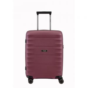 Titan Highlight 4 Wheel Handbagage Trolley S Merlot
