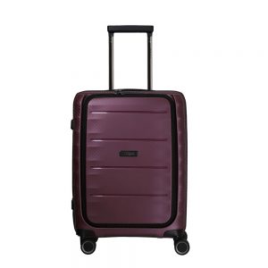 Titan Highlight 4 Wheel Business Trolley S Front Pocket Merlot