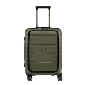 Titan Highlight 4 Wheel Business Trolley S Front Pocket Khaki
