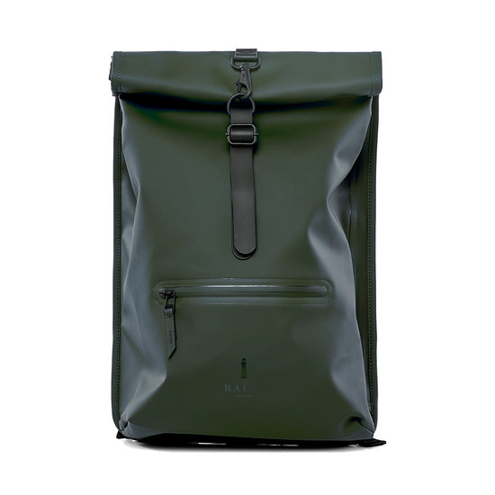 Veganbags Rains Roll Top Backpack Green Veganbags Rains Roll Top Backpack Green