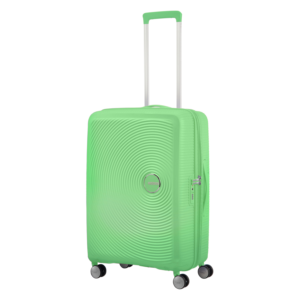 American Tourister Soundbox Spinner 67 Expandable Spring Green American Tourister Soundbox Spinner 67 Expandable Spring Green