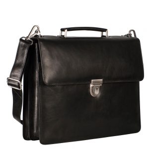 Leonhard Heyden Cambridge Medium Aktetas Black