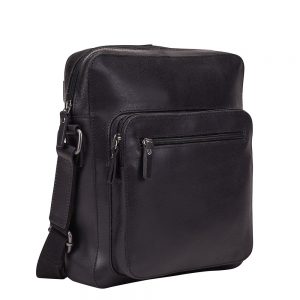 Leonhard Heyden Dakota Messenger Bag S Black