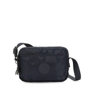 Kipling Abanu Mini Crossbody Satin Camo Blue