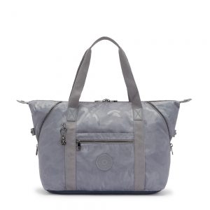Kipling Art M Reistas Grey Camo Jaquard