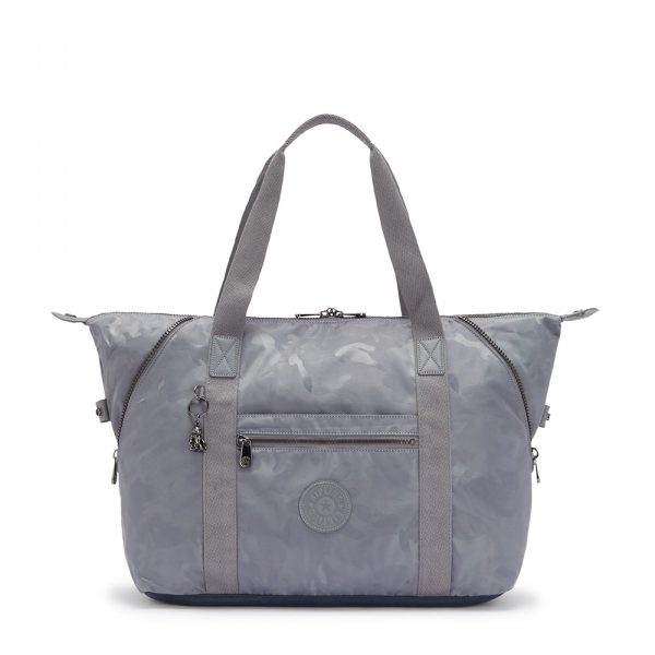 Kipling Art M Reistas Grey Camo Jaquard