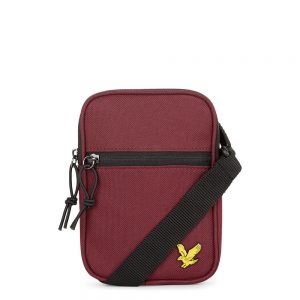 Lyle & Scott Core Mini Messenger Burgundy