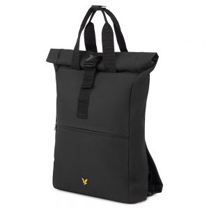 Lyle & Scott Roll Top Backpack True Black