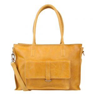 Cowboysbag Laptop Bag Edgemore 15.6" Schoudertas Amber