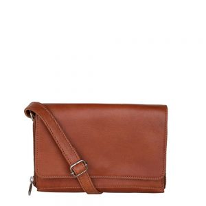 Cowboysbag Clean Bag Glen Schoudertas Cognac