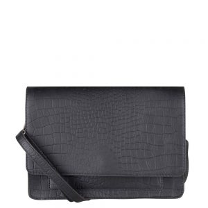 Cowboysbag X Bobbie Bodt Bag Onyx Schoudertas Croco Black