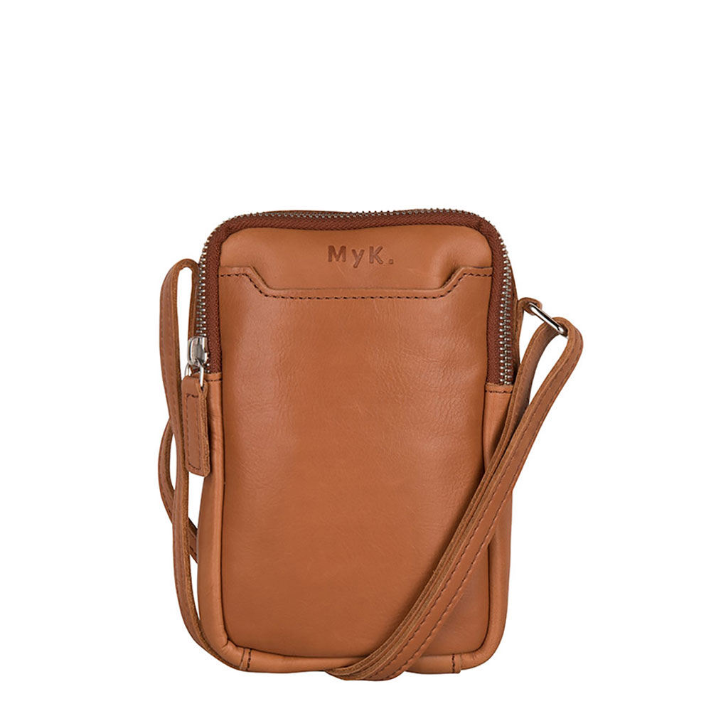 MyK Bag Lake Crossover Schoudertas Caramel MyK Bag Lake Crossover Schoudertas Caramel