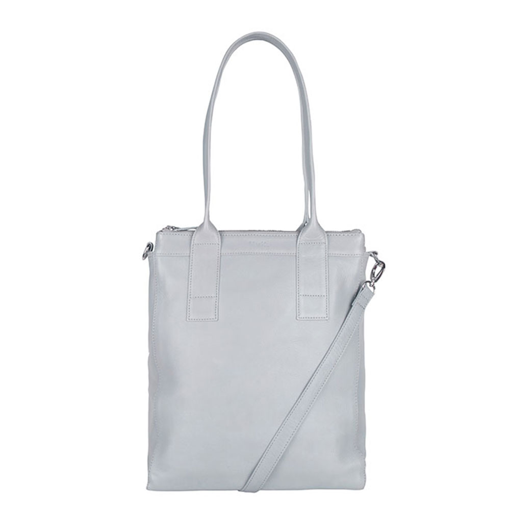 MyK Bag Lotus Schoudertas Silver Grey MyK Bag Lotus Schoudertas Silver Grey