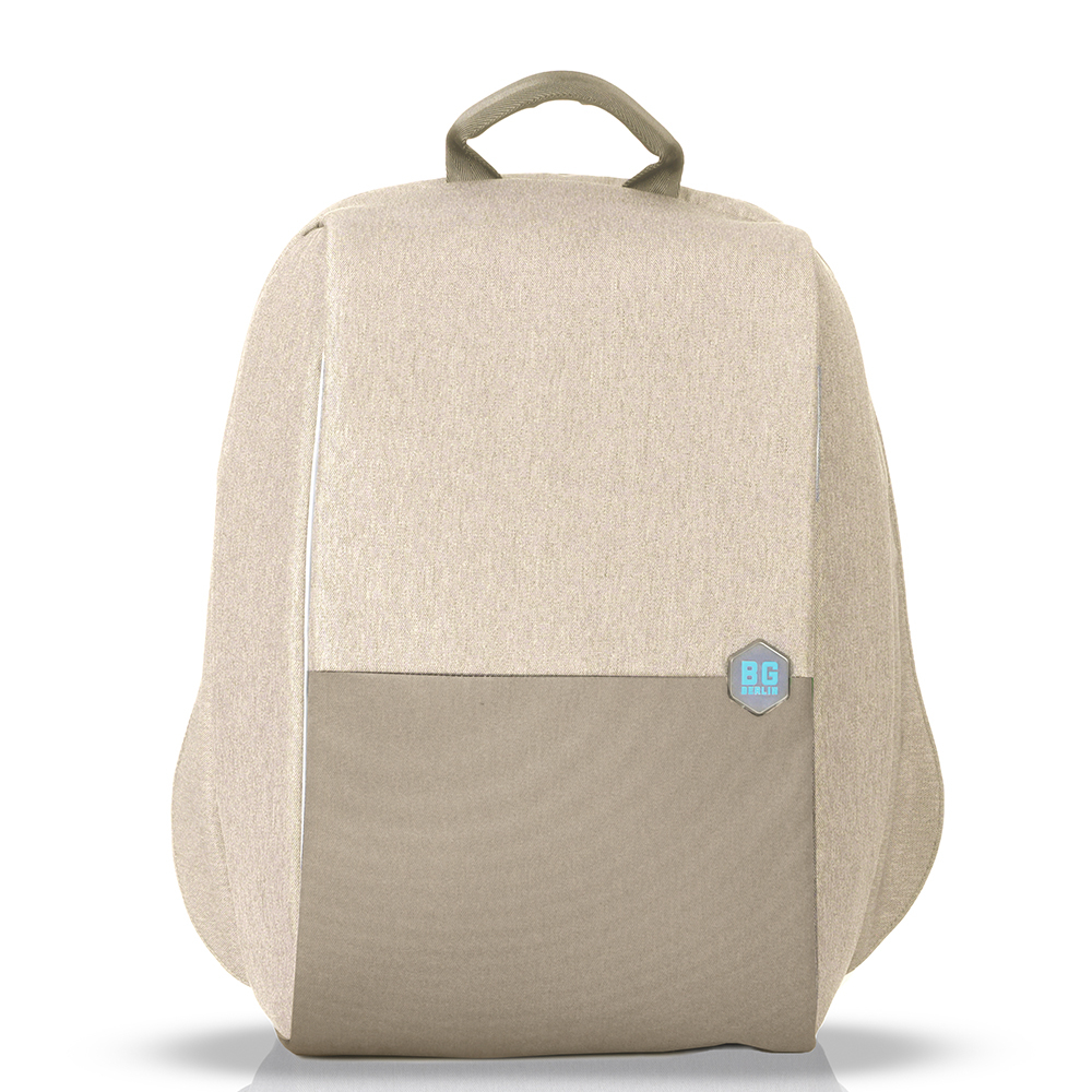 BG Berlin MetroBag 15'' Anti-Diefstal Rugzak Champagne BG Berlin MetroBag 15'' Anti-Diefstal Rugzak Champagne