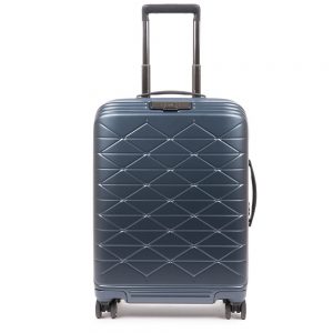 Piquadro PQ-BIZ Ultra Slim USB Cabin Spinner 55 Night Blue