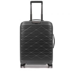 Piquadro PQ-BIZ Ultra Slim USB Cabin Spinner 55 Black