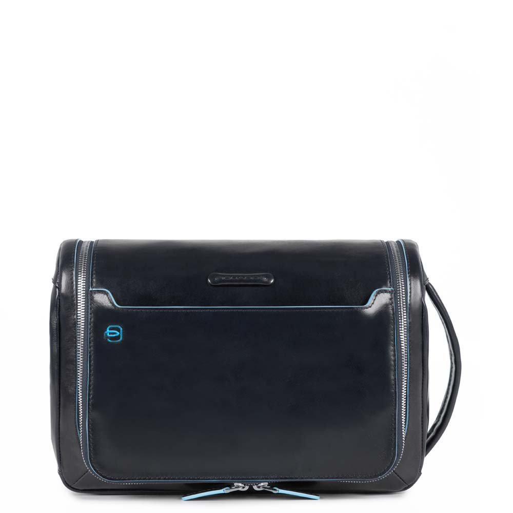 Piquadro Blue Square Large Toiletry Bag Night Blue Piquadro Blue Square Large Toiletry Bag Night Blue