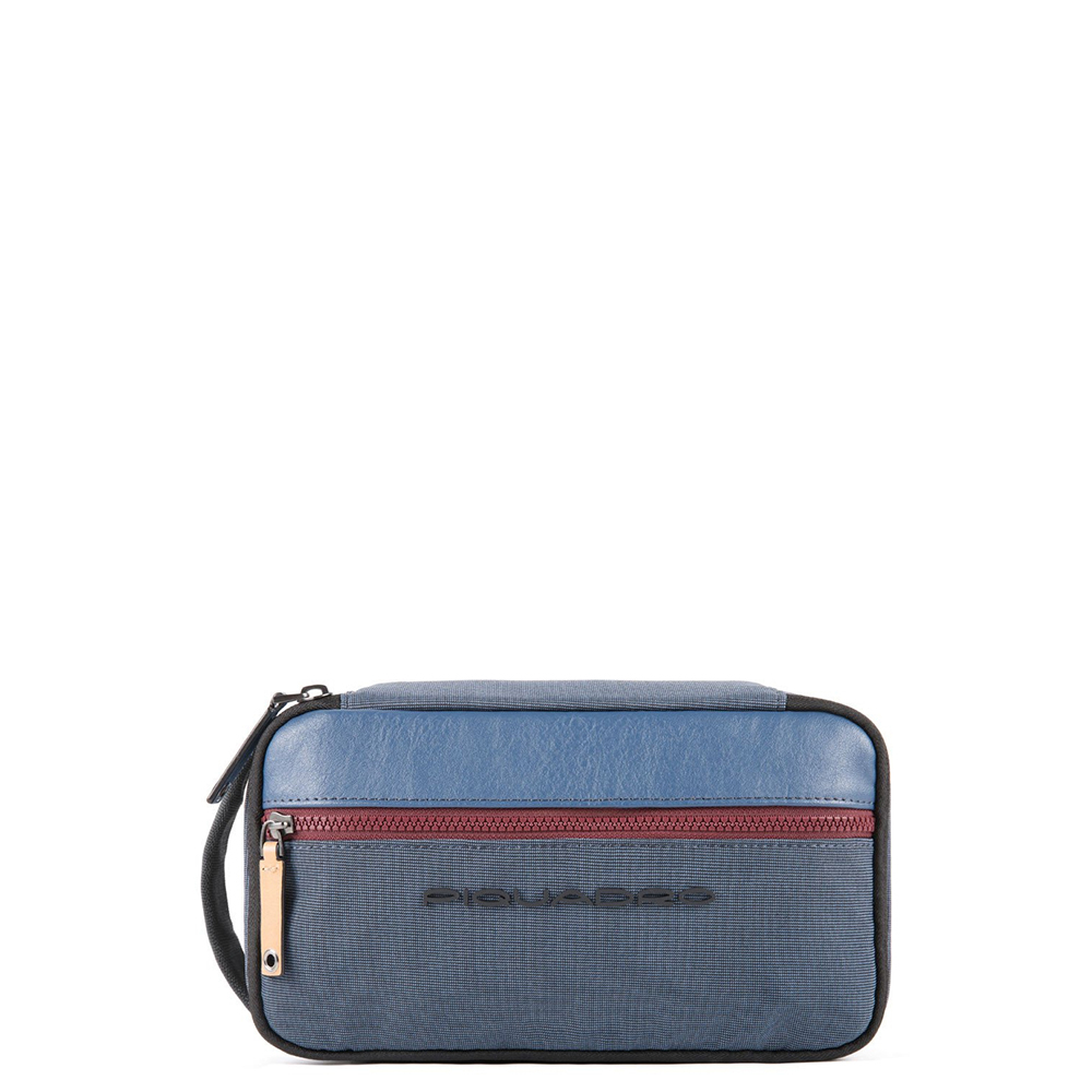Piquadro Blade Organized Toiletry Bag Blue Piquadro Blade Organized Toiletry Bag Blue