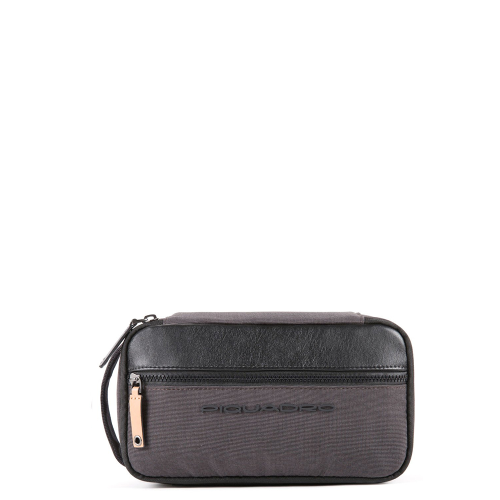Piquadro Blade Organized Toiletry Bag Black Piquadro Blade Organized Toiletry Bag Black