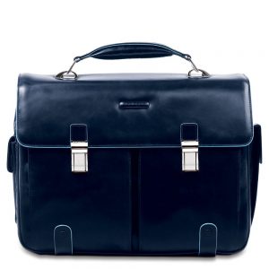 Piquadro Blue Square Computer Briefcase 15.6" Night Blue
