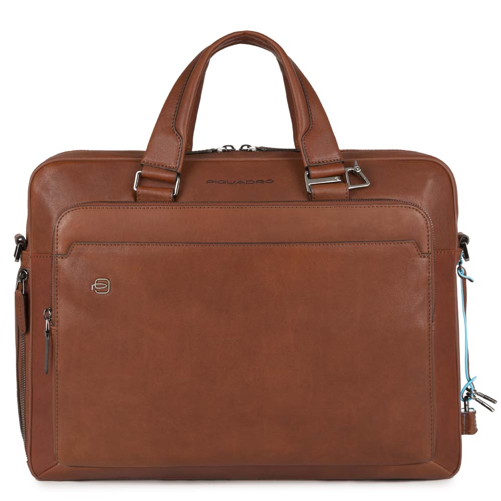 Piquadro Black Square Briefcase 15" Tobacco Piquadro Black Square Briefcase 15" Tobacco