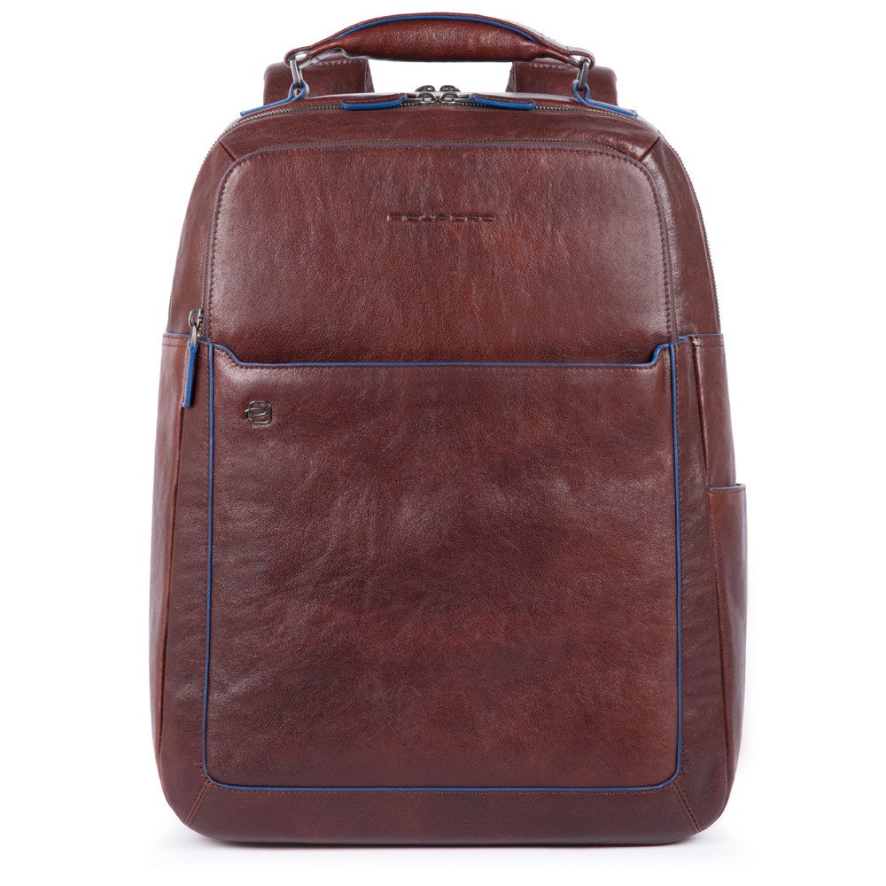 Piquadro Blue Square S Matte Fast Check Computer 15.6" Backpack Dark Brown Piquadro Blue Square S Matte Fast Check Computer 15.6" Backpack Dark Brown