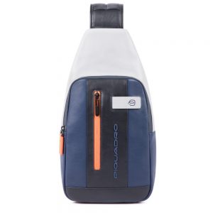 Piquadro Urban Mono Sling Bag Blue/Grey