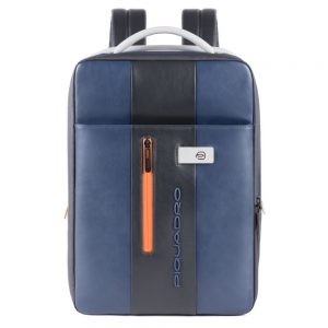 Piquadro Urban Expandable Slim Backpack 15.6'' Blue/Grey