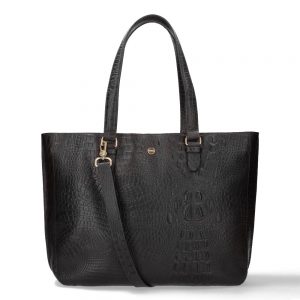 FMME Caithy Laptoptas 15.6" Croco Black