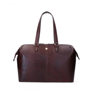 FMME Christy Laptoptas 15.6" Croco Brown