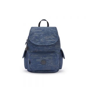 Kipling City Pack S Backpack Blue Eclipse Print