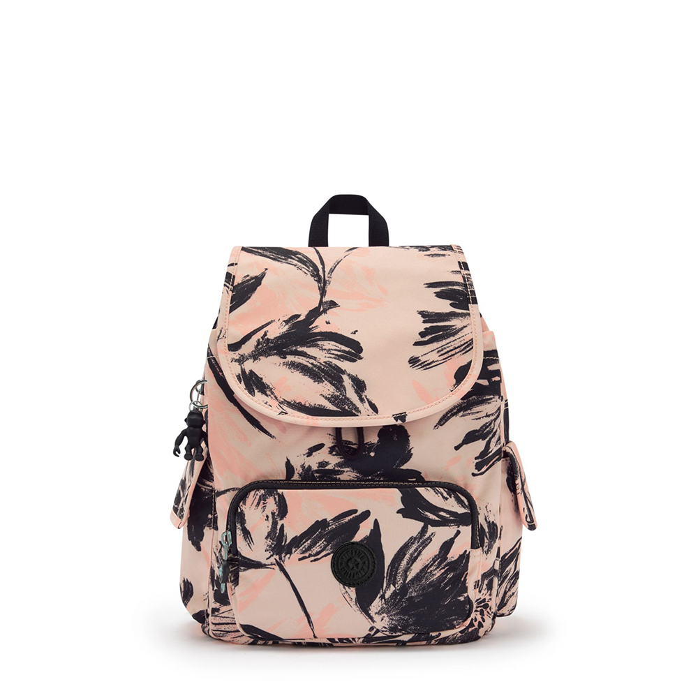Kipling City Pack S Backpack Coral Flower Kipling City Pack S Backpack Coral Flower