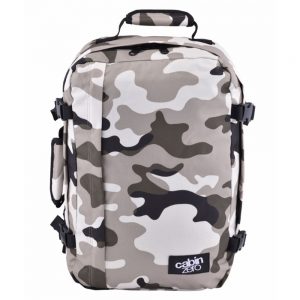 CabinZero Classic 36L Ultra Light Travel Bag Grey Camo