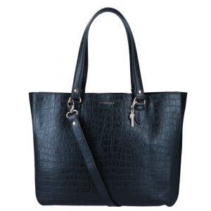 LouLou Essentiels Classy Croc Gold Laptopbag 15" Black